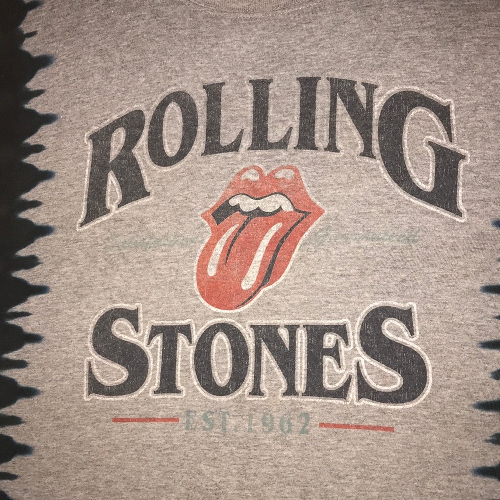 Vintage early 90s Rolling Stones liquid blue tee - Picture 2 of 16
